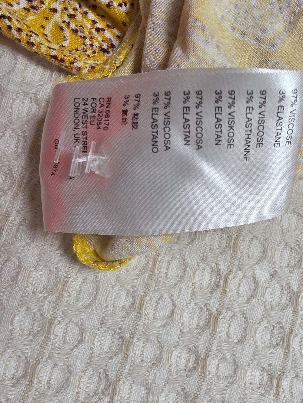 Anthropologie Yellow Printed Asymmetrical Maxi Dress - Picture 13 of 14